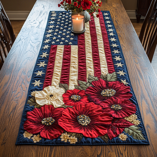 USA Accent Quilted Table Runner NCU0VH5396