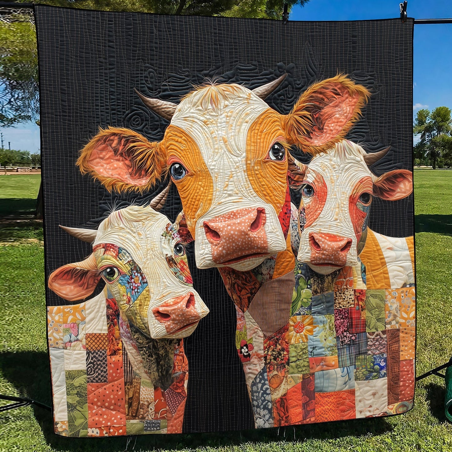 Udderly Adorable Quilted Blanket NCU0TH1369