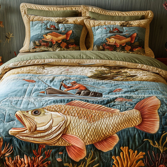 Under the Sun 3-Piece Quilted Bedding Set NCU0PT6928