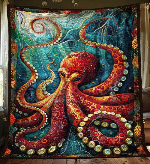 Underwater Explorer Quilted Blanket NCU0PT328