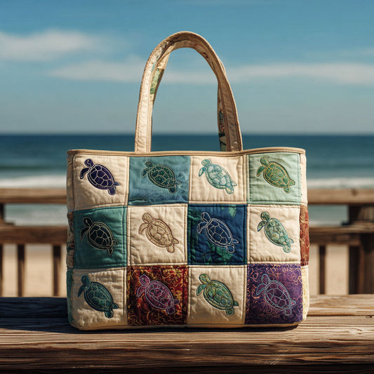 Underwater Explorer Quilted Tote Bag NCU0PT8008