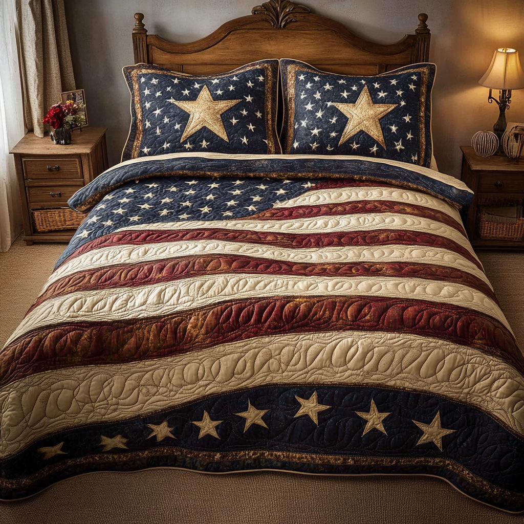 Union Honor 3-Piece Quilted Bedding Set NCU0DK12177