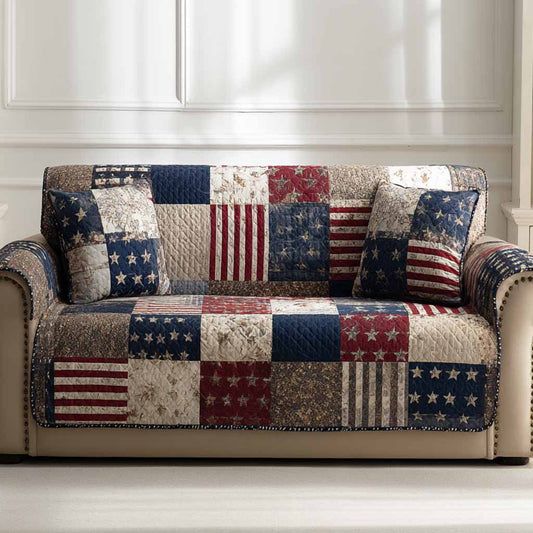Union Quilted Sofa Cover NCU0XD2291
