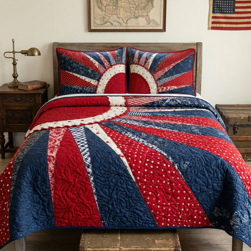 Union Star 3-Piece Quilted Bedding Set NCU0NT12375