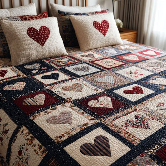 United Glory 3-Piece Quilted Bedding Set NCU0NT11753