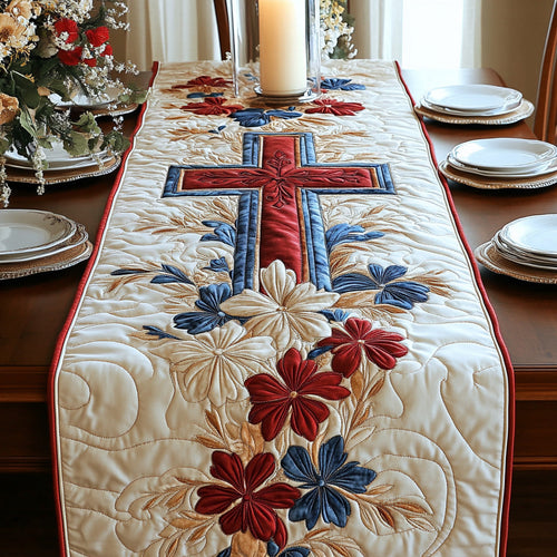 United in Christ Quilted Table Runner NCU0DV6553