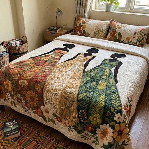 Unity Women 3-Piece Quilted Bedding Set NCU0XD2743