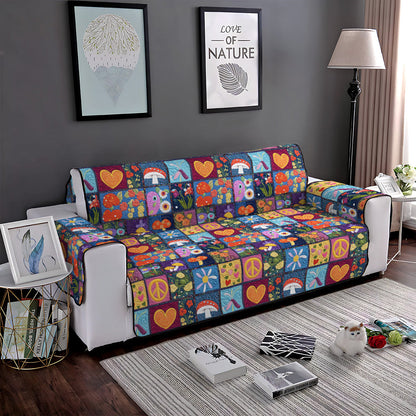 Universal Peace Quilted Sofa Cover NCU0PT6912