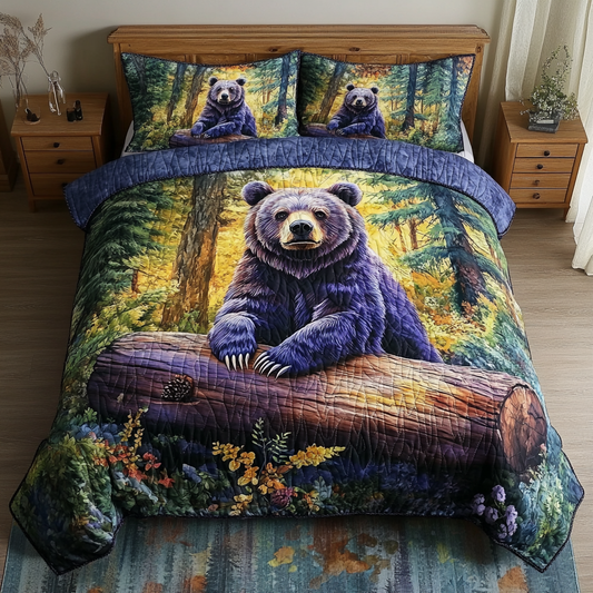 Untamed Beauty 3-Piece Quilted Bedding Set NCU0DK7227