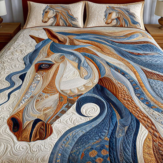 Untamed Elegance 3-Piece Quilted Bedding Set NCU0NT12077