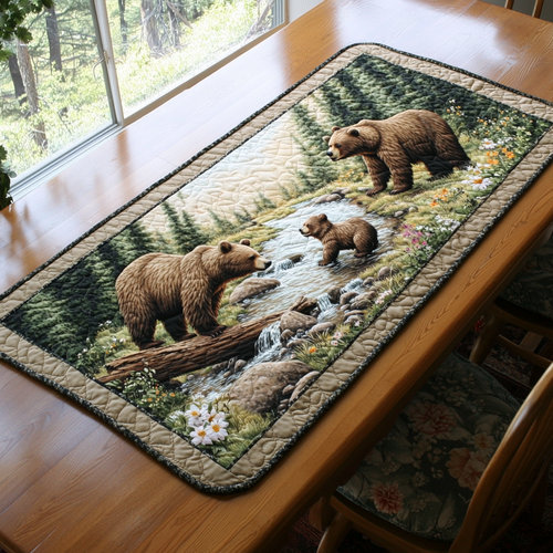 Untamed Spirit Quilted Table Runner NCU0DK7175