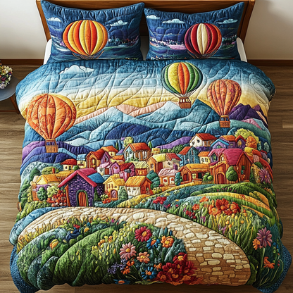 Uplift Cottage 3-Piece Quilted Bedding Set NCU0VH3914