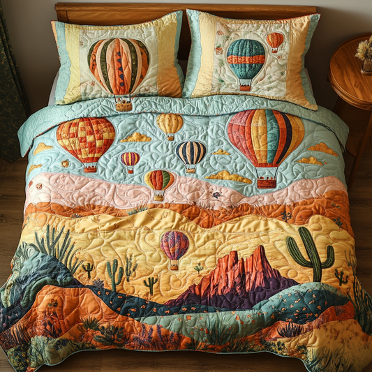 Upward Bound 3-Piece Quilted Bedding Set NCU0DK7118