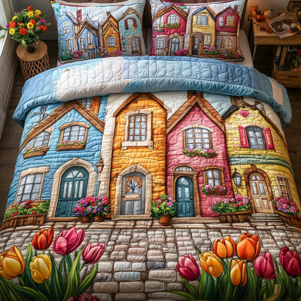 Urban Horizon 3-Piece Quilted Bedding Set NCU0DK7930