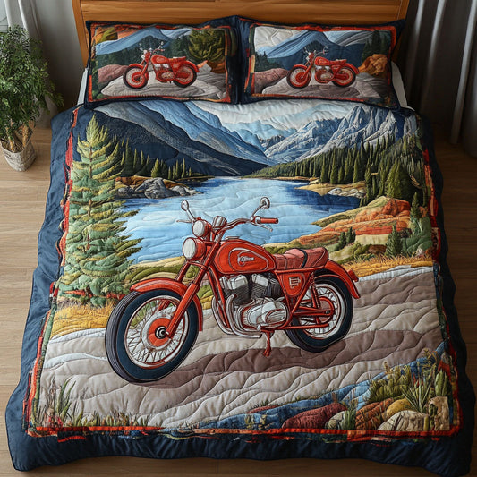 Urban Rider 3-Piece Quilted Bedding Set NCU0PT5715