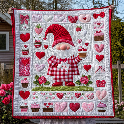 Valentine Charm Quilted Blanket NCU0PT2964