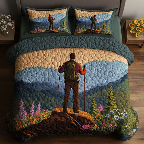 Valley Vista Trek 3-Piece Quilted Bedding Set NCU0PT6997
