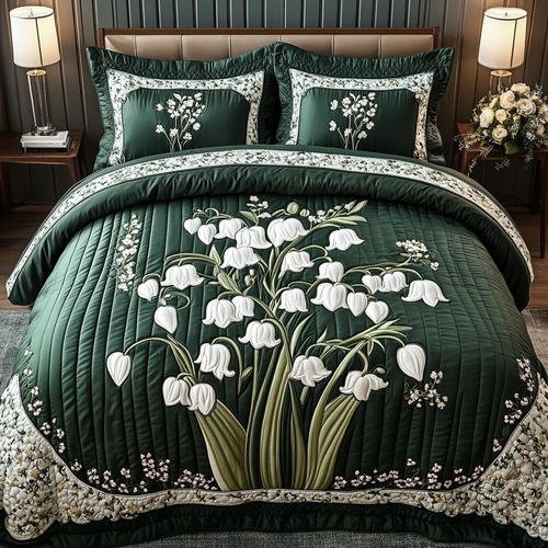 Valley Whisper 3-Piece Quilted Bedding Set NCU0VH4398