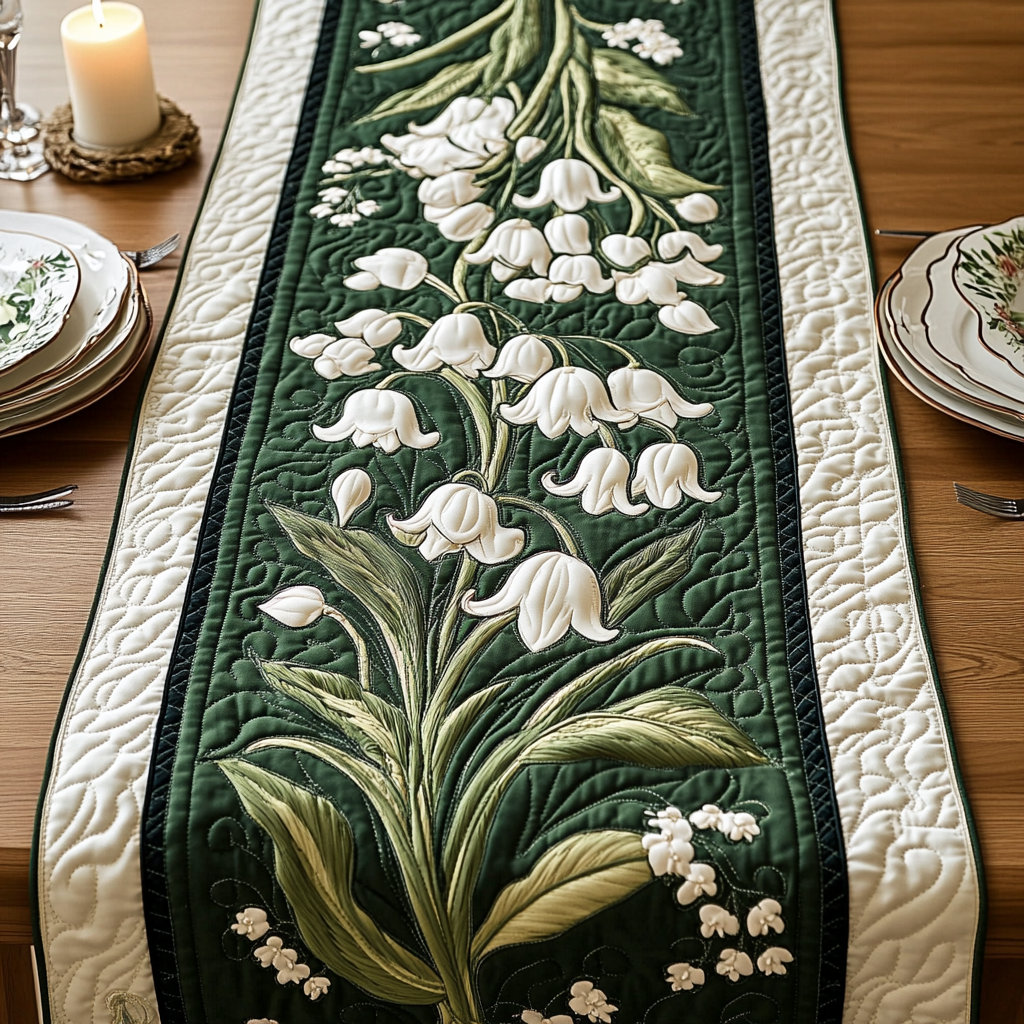 Valley Whisper Quilted Table Runner NCU0VH4409