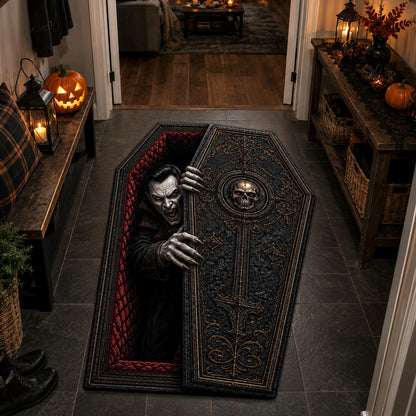 Vampire Vault Custom Shape Area Rug NCU0TV2031