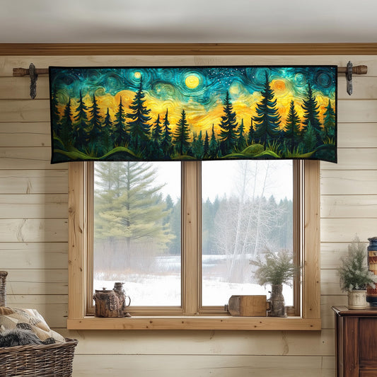 Van Gogh Pines Quilted Valance NCU0NT7188