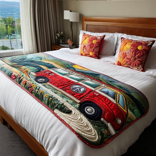 Van in the Wild Quilted Bed Runner NCU0PT8086