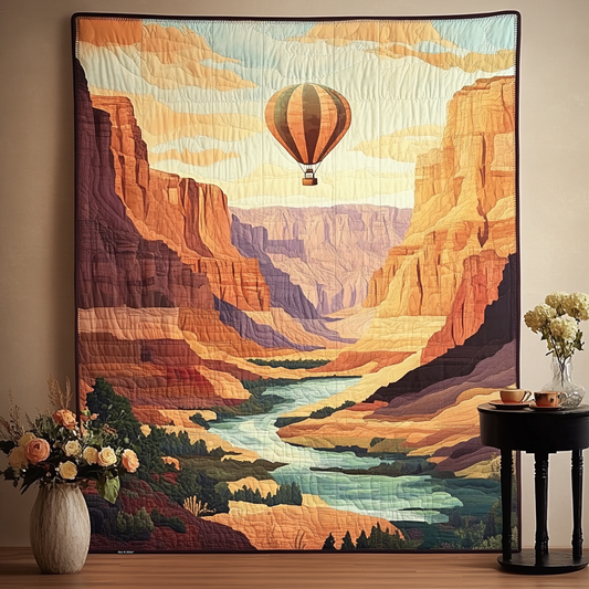 Vast Canyon Art Quilt Hanging NCU0TL983