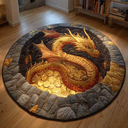 Vault of Embers Quilted Round Mat NCU0TD1014