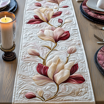 Velvet Blossom Quilted Table Runner NCU0VH2465