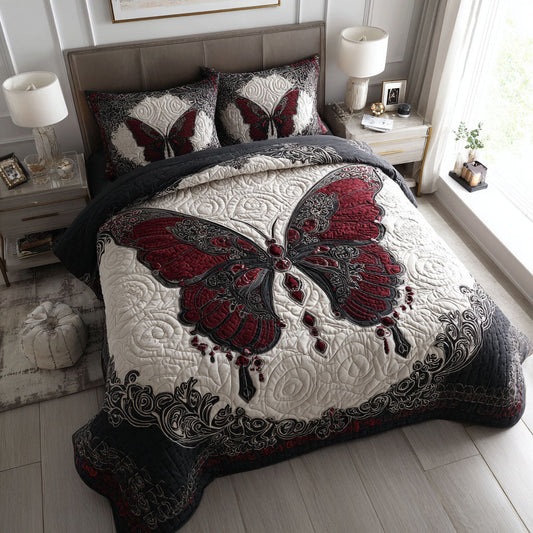 Velvet Emberwing 3-Piece Quilted Bedding Set NCU0TV174