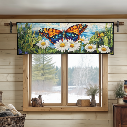 Velvet Flutter Quilted Valance NCU0DK5038