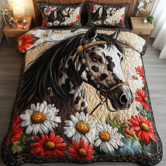 Velvet Grace 3-Piece Quilted Bedding Set NCU0NT5927