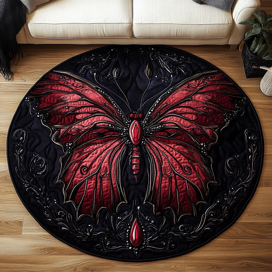 Velvet Monarch Quilted Round Mat NCU0VH2623
