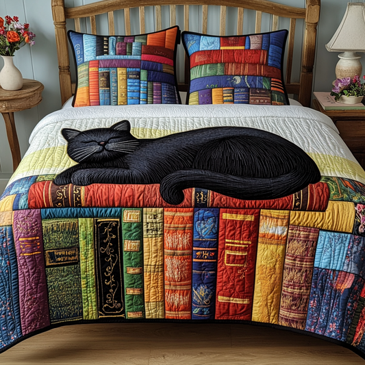 Velvet Purr 3-Piece Quilted Bedding Set NCU0VL2204