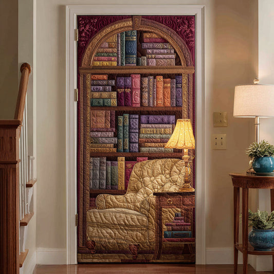 Velvet Reading Quilted Door Cover NCU0TV1096