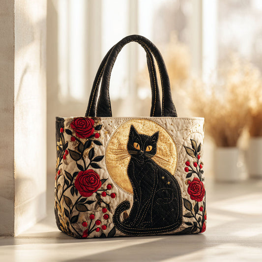 Velvet Rose Quilted Tote Bag NCU0TV203