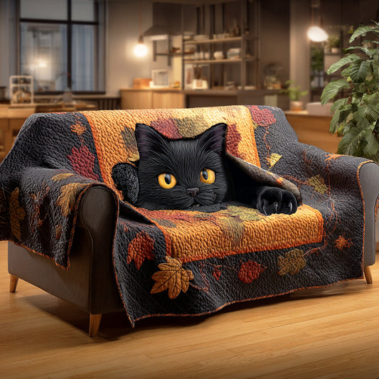 Velvet Shadow Quilted Sofa Cover NCU0TD1208