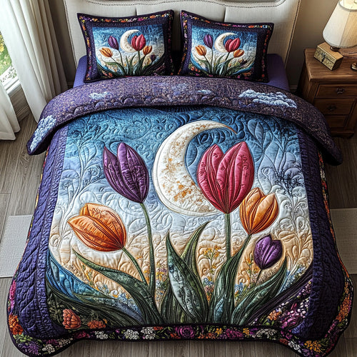 Velvet Tulip 3-Piece Quilted Bedding Set NCU0DV6625
