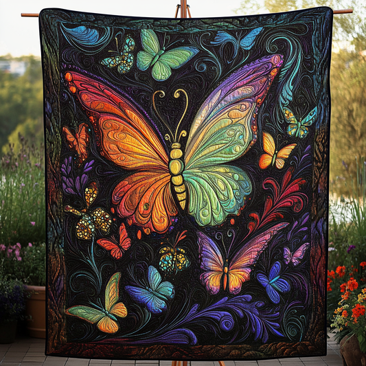 Velvet Wings Quilted Blanket NCU0DK3060