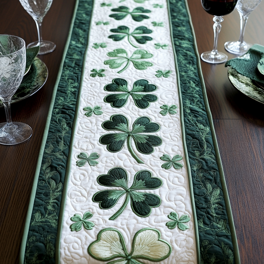Verdant Bliss Quilted Table Runner NCU0VH2537