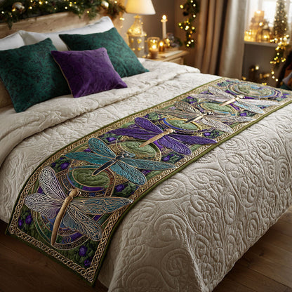 Verdant Harmony Quilted Bed Runner NCU0TV1228