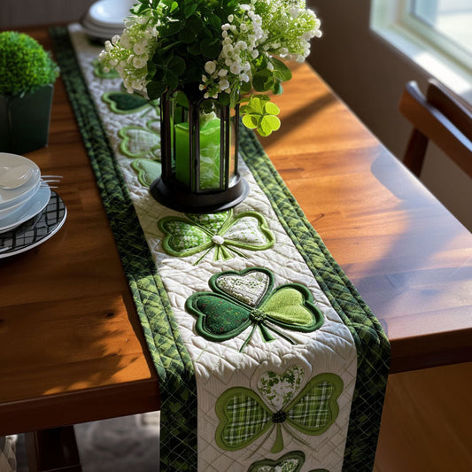 Verdant Harmony Quilted Table Runner NCU0PT11317