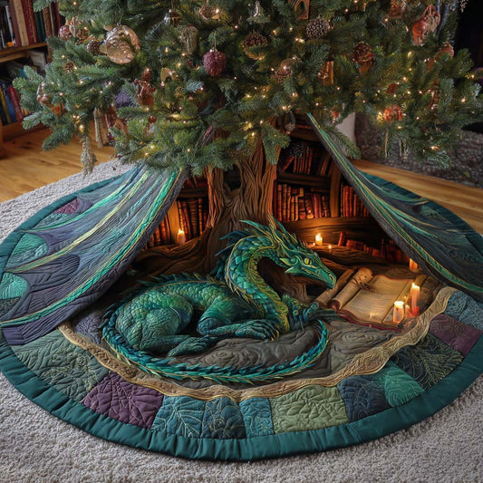 Verdant Lorekeeper Quilted Tree Skirt NCU0XD1391