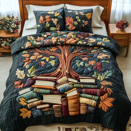 Verse Velvet 3-Piece Quilted Bedding Set NCU0VH4316