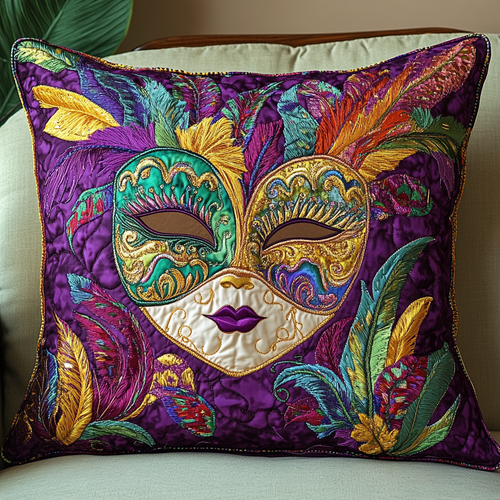 Vibrant Carnival Quilted Pillow Case NCU0NT3579