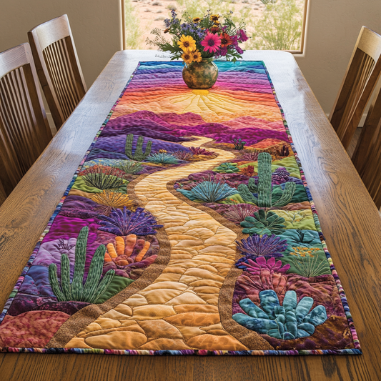 Vibrant Desert Quilted Table Runner NCU0VL1500