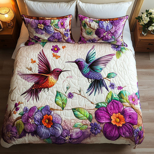Vibrant Encounter 3-Piece Quilted Bedding Set NCU0NT4809