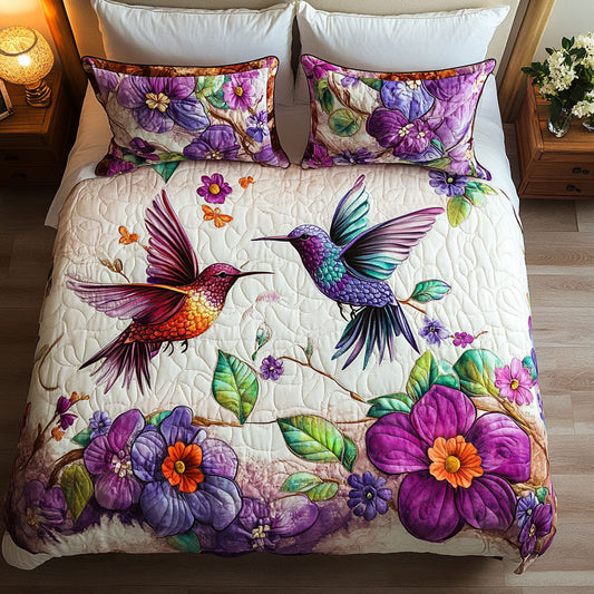 Vibrant Encounter 3-Piece Quilted Bedding Set NCU0NT4809