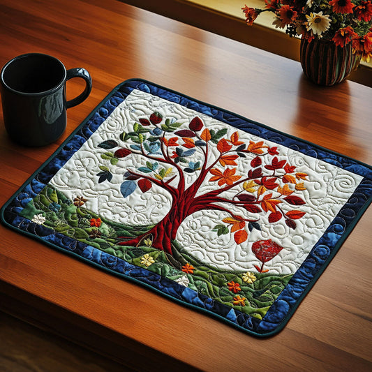 Vibrant Fall Tree Quilted Placemat NCU0NT3041