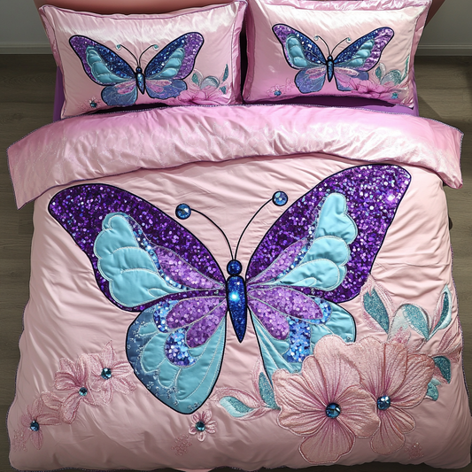 Vibrant Flight 3-Piece Quilted Bedding Set NCU0DK3027